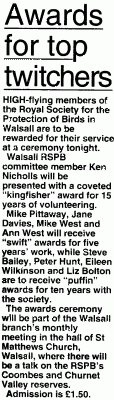 Evening Mail 16 April 2003